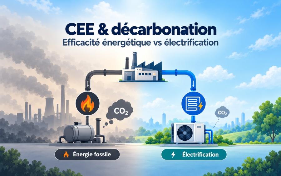 CEE et décarbonation : quelle différence entre efficacité énergétique et électrification ?