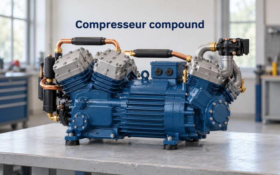 Compresseur compound : principe et usage en froid