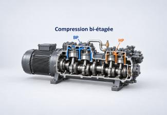 Compresseur compound : principe et usage en froid